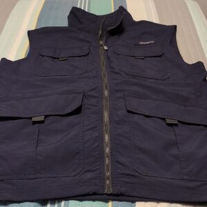 Eddie Bauer Men's Navy Blue Vest